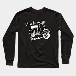 viva la vespa classic Long Sleeve T-Shirt